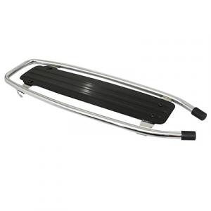 Luggage rack with plastic