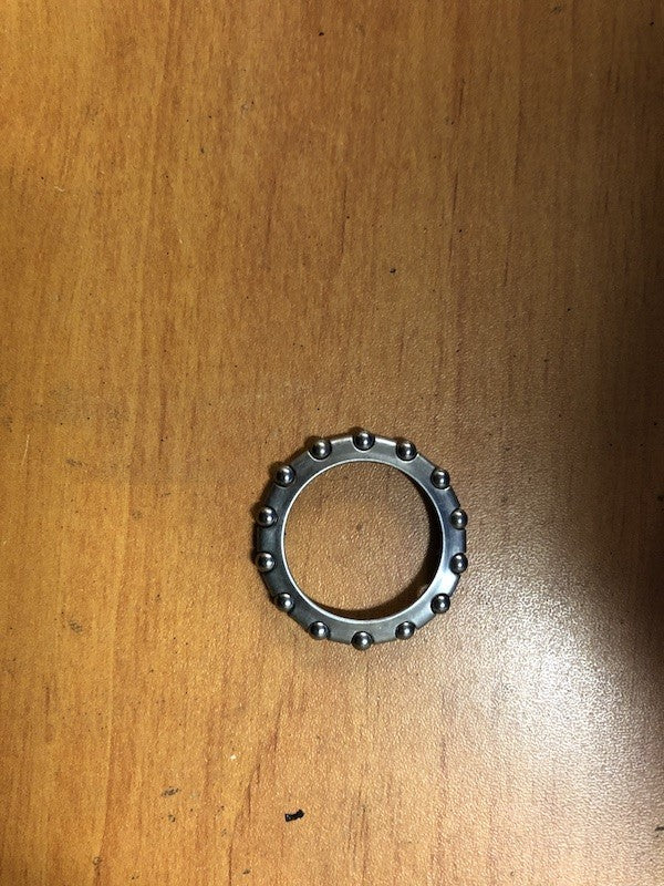 Steering head ball cage for mopeds
