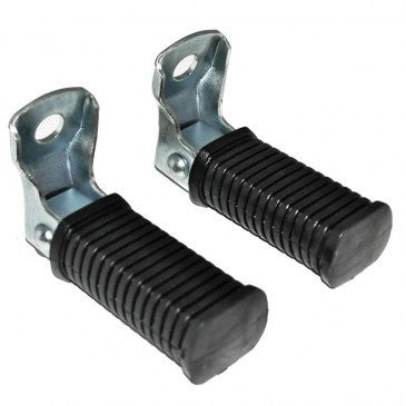 Repose pied passager cyclomoteur sur axe de roue