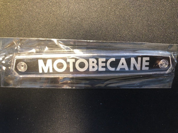 Logo réservoir Motobécane blanc et noir