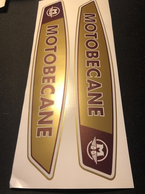 Motobécane fuel tank decals