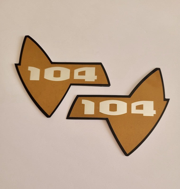 Autocollant de réservoir pour Peugeot 104