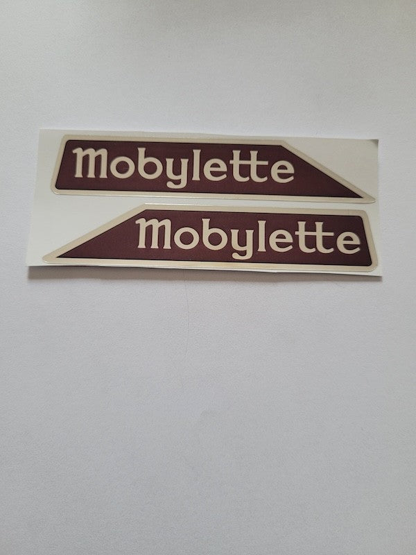 Autocollants chromés Mobylette de carter