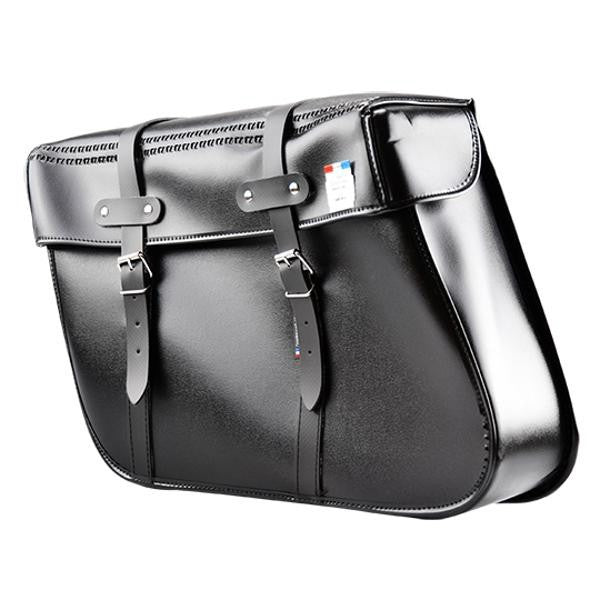 Sacoches type S202 noires  fixation par lanières