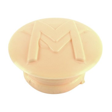 Bouchon de fourche  pour MBK (noire ou ivoire avec logo)