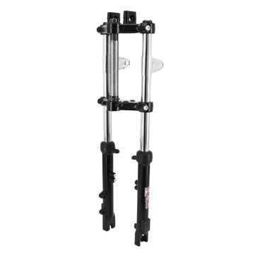 Fourche EBR adaptable 51 et 103  noire D28 avec fixation disque