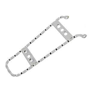 Twisted chrome luggage rack 103