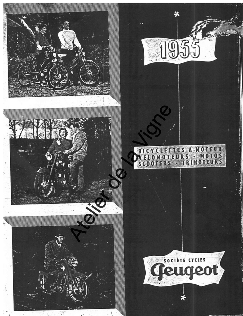 Catalogue Peugeot 1955