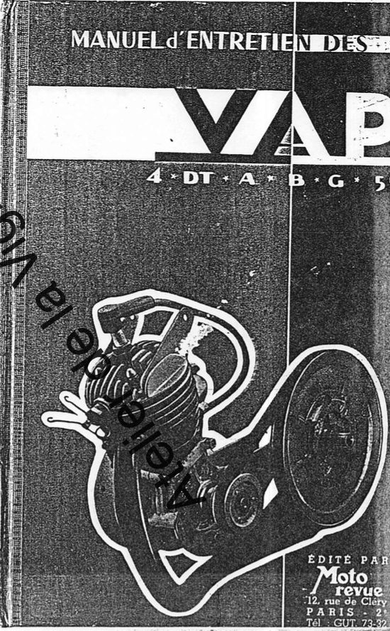 Manuel d'entretien des VAP 4, DT, A, B, G et 55