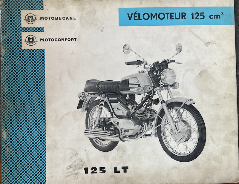 Motobécane - Vélomoteur 125 cm3 - 125 LT